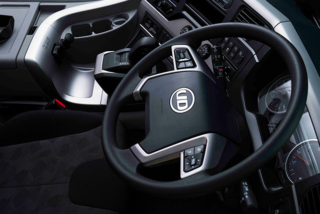 Quon steering wheel